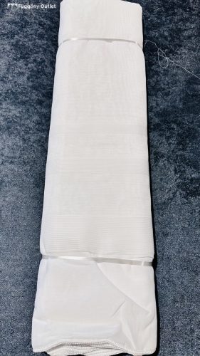 Méteráru, voile, fehér csíkos, 9 m, 290 cm