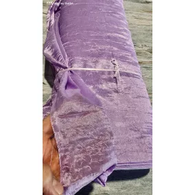 Méteráru, dekor gyűrt anyag lila , 19 m, 280 cm