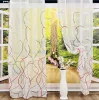 Voile, Dalga piros ,145x250 cm 2 db csomag