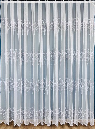 Nice, fehér hímzett, 500x260 cm 