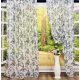 Voile, futó rózsák, kék lila ,145x250 cm 2 db csomag