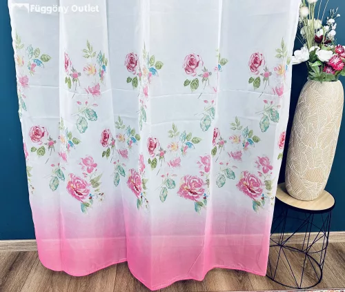 Voile, rózsa pink, 145x250 cm 