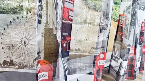Voile, London, 145x250 cm 2db csomag