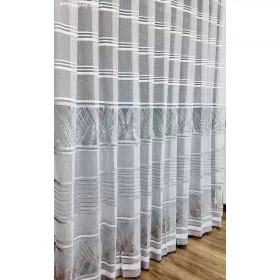 Melek, fehér alapon szürke, 400x220 cm