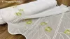 Méteráru, Vitrázs Függöny, voile, zöld virág , 60 cm
