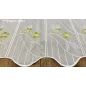 Méteráru, Vitrázs Függöny, voile, zöld virág , 60 cm
