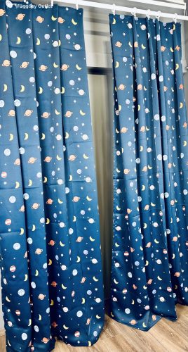 Sötétítő, gyerek mintás, 140x180 cm, 2db-os csomag