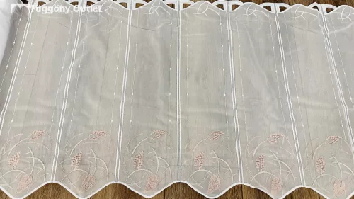 Méteráru, Vitrázs Függöny, voile, mályva , 60 cm