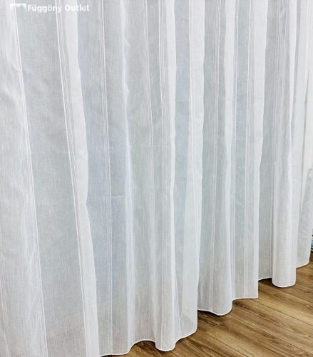 Tenerife, fehér alapon fehér csíkos, 300x260 cm