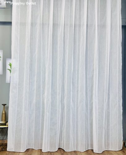 Tenerife, fehér alapon fehér csíkos, 300x260 cm