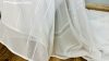 Méteráru, Voile, csíkos fehér, 280 cm