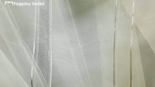 Méteráru, Voile, csíkos krém, 280 cm