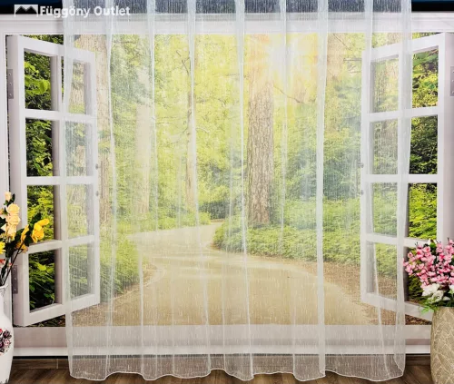 Voile, Organza, kék, 300x220 cm