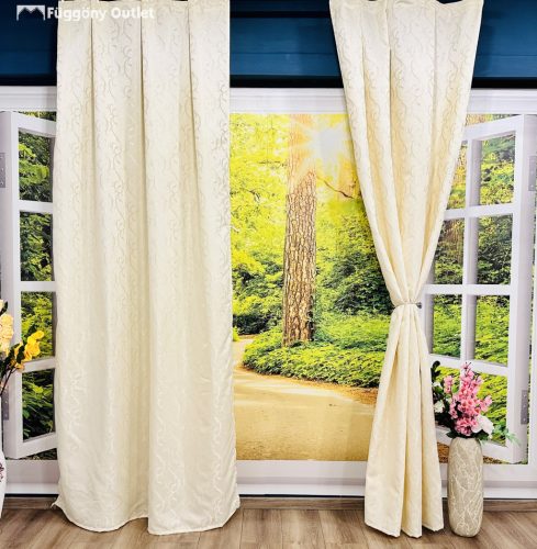 Sötétítő, Sarmasik krém, 145x250 cm, 2db-os csomag