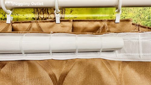 Sötétítő, Rombuszminta, Terra, 145x250 cm, 2db-os csomag