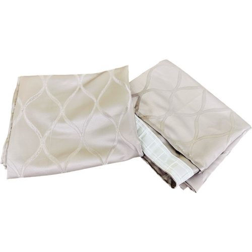 Sötétítő, Rombuszminta, szürke 145x250 cm, 2db-os csomag