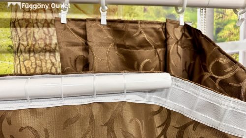 Sötétítő, Sarmasik kávé barna, 145x250 cm, 2db-os csomag