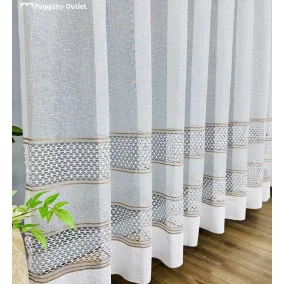 Berra, fehér alap barna csíkos, 300x175 cm 