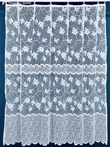 Háló leveles, fehér, 300x250 cm 