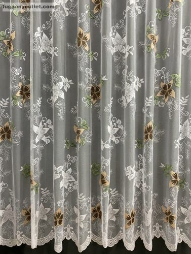 Csillaglevél, fehér barna, 500x175 cm