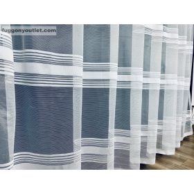 Csíkos2, fehér, 150x155 cm