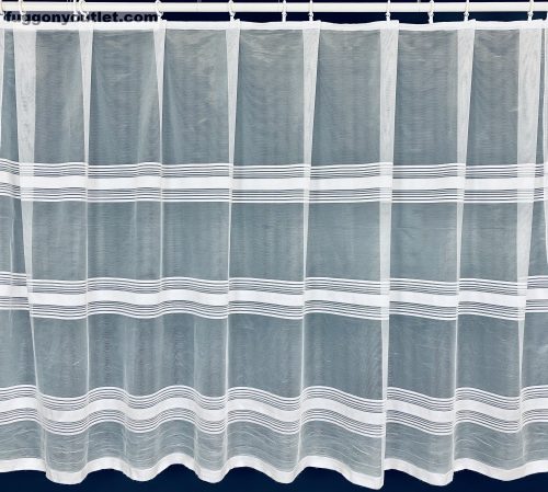 Csíkos2, fehér, 150x155 cm