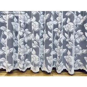 Sűrű Sűrű Virág, fehér, 300x250 cm