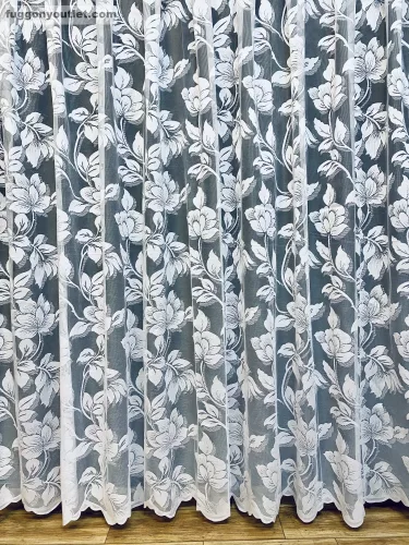 Sűrű Sűrű Virág, fehér, 300x250 cm