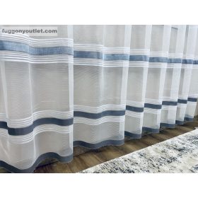 Csíkos2, fehér alapon szürke, 200x250 cm