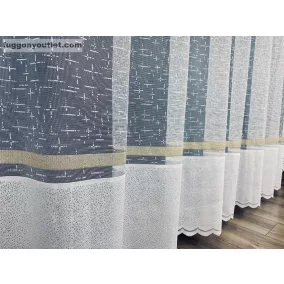 Silver, fehér arany csíkkal, 400x155 Magas 