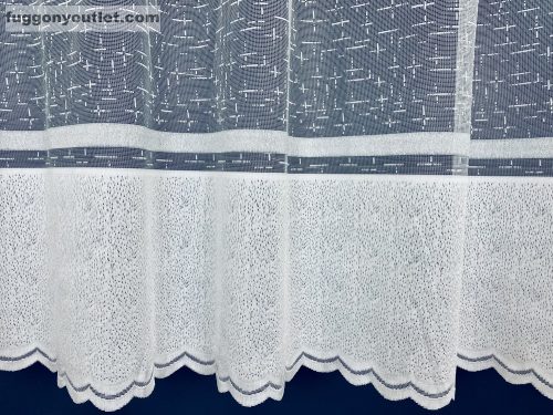 Silver, fehér ezüst csíkkal, 400x155 Magas 