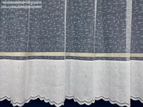 Silver, fehér arany csíkkal, 500x175 Magas 