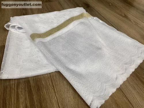 Silver, fehér arany csíkkal, 500x175 Magas 