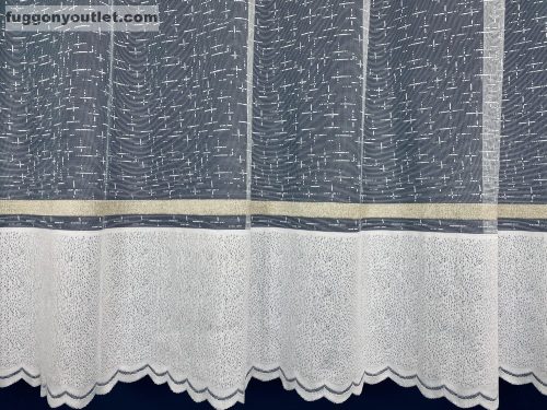 Silver, fehér arany csíkkal, 400x155 Magas 