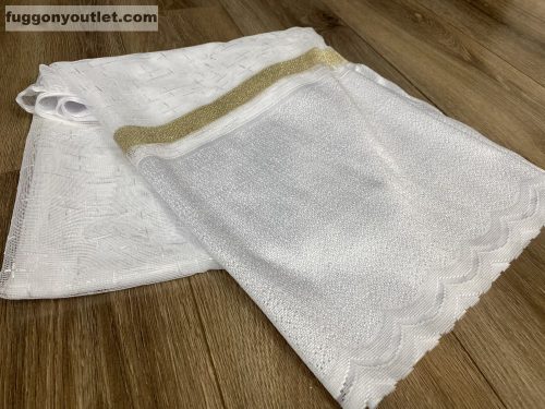 Silver, fehér arany csíkkal, 400x155 Magas 