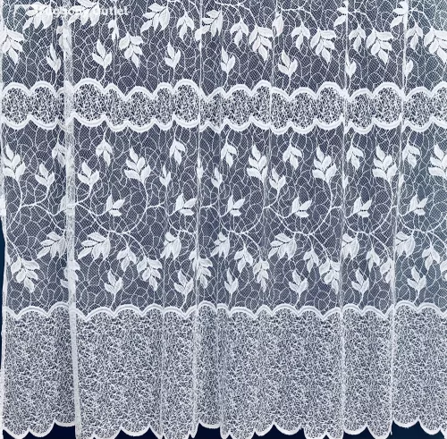 Háló leveles, fehér, 300x175 cm 