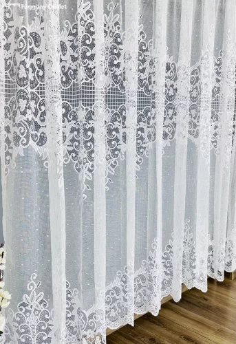 Csillagfürt, fehér, 300x175 cm 