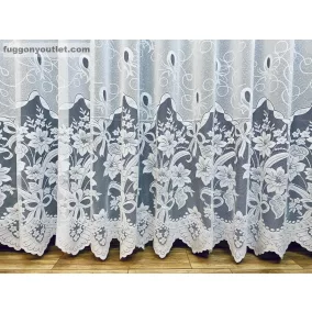 Csattos, fehér, 300x250 cm