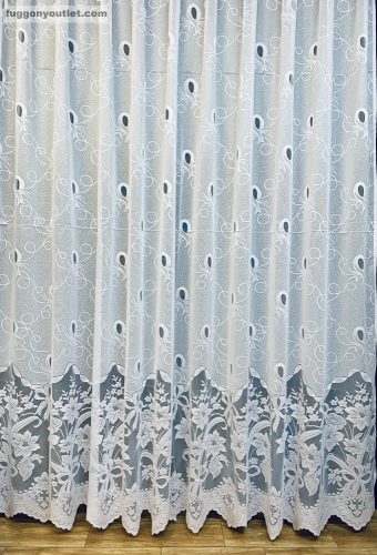 Csattos, fehér, 300x175 cm