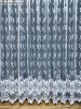 Görög minta, fehér alapon szürke, 500x175 cm