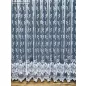 Görög minta, fehér alapon szürke, 500x175 cm
