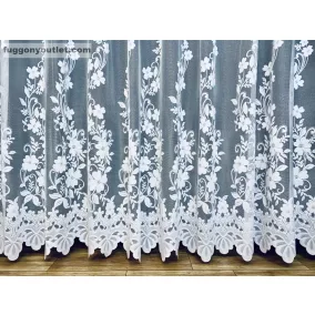 Futóvirág, fehér, 400x155 cm