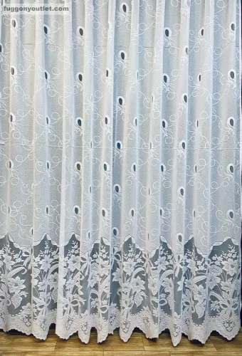 Csattos, fehér, 500x175 cm