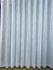 Voile, Pálcikás, fehér alapon szürke, 300x150 cm 