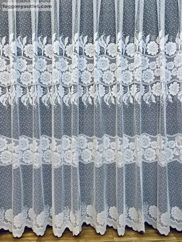 Forgóvirág, fehér, 500x175 cm