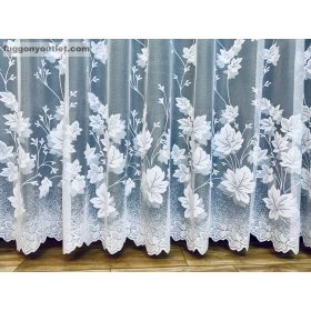 Falevél, fehér, 400x175 cm