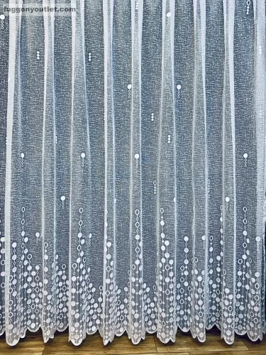 Konya, fehér, 300x200 cm