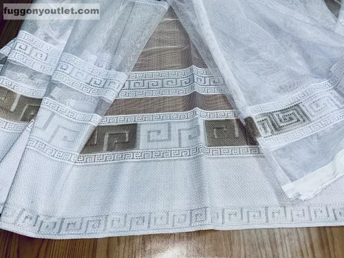 Görögsor, fehér alapon barna, 300x175 cm