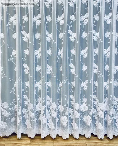 Falevél, fehér, 300x175 cm