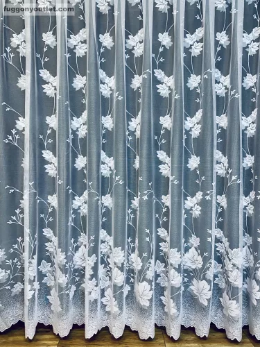 Falevél, fehér, 300x175 cm